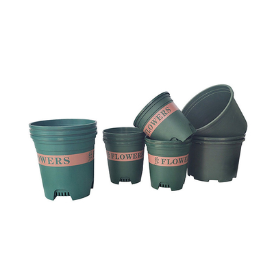 jardim 2gallon em volta da capacidade maior alta plástica de potenciômetros de flor 22cm