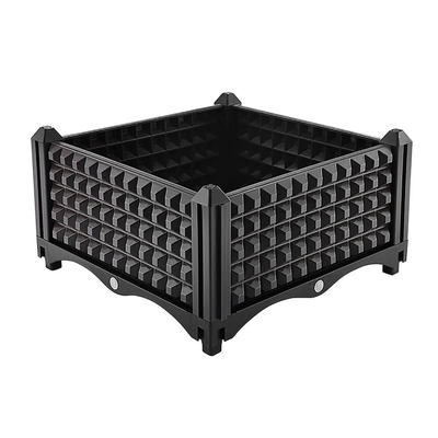 Os frutos da flor crescem o plantador plástico em resistente UV multifuncional das rodas