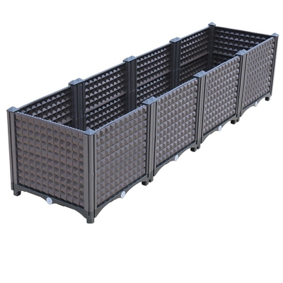 o plantador quadrado plástico de 40*40*37cm encaixota o peso leve plástico dos plantadores de Veg