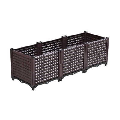 37cm Herb Planter Box Antioxidant plástico alto 24 caixas plásticas do plantador da polegada