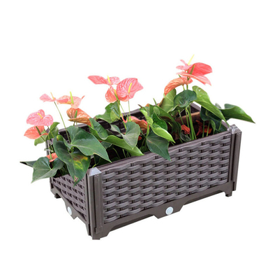 Comprimento levantado plástico das camas de caixas 80cm do plantador do corredor favorável ao meio ambiente