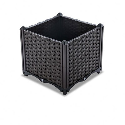 Caixa plástica 40*40*26CM da planta do plantador plástico contemporâneo do balcão