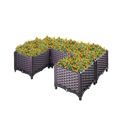 Caixa plástica molhando automática do plantador do jardim