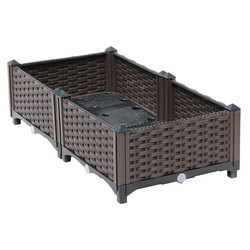 Potenciômetro vegetal da extra grande, plantação de carne exterior, cama de flor, balcão, potenciômetro de flor plástico antisséptico, planta tecida