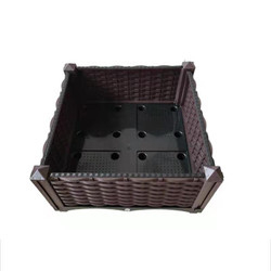 Caixa plástica elevado Multifunction do plantador para a resistência do tempo do crescimento vegetal
