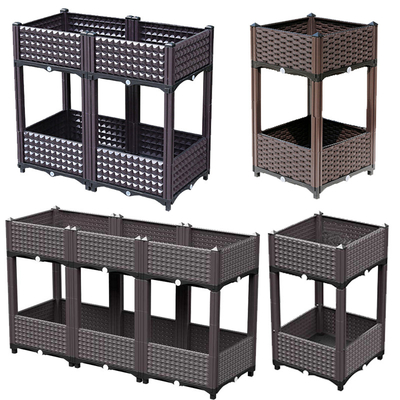 High quality Raised box Garden Elevated Planter Plastic raised planter Vegetable planting Box