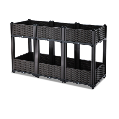 Caixa ereta plástica Multilayer 120*40*67cm do plantador para o balcão