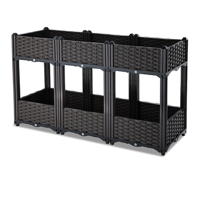 Caixa ereta plástica Multilayer 120*40*67cm do plantador para o balcão