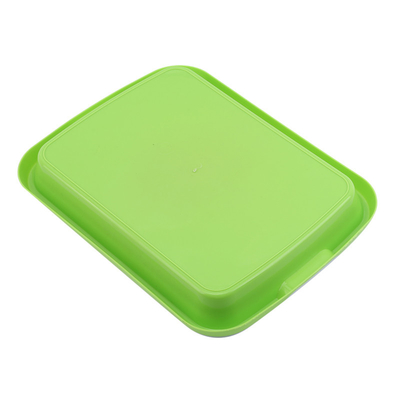semente hidropônica plástica larga Sprouter Tray With Lid Anti Corrosion das bandejas de 24.5cm