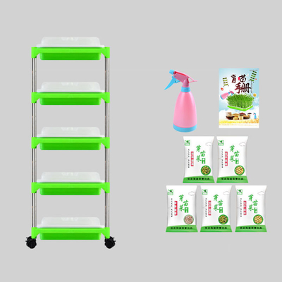 Plântula plástica Tray Stand Recyclable Multicolor da germinação ajustável