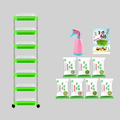 Plântula plástica Tray Stand Recyclable Multicolor da germinação ajustável