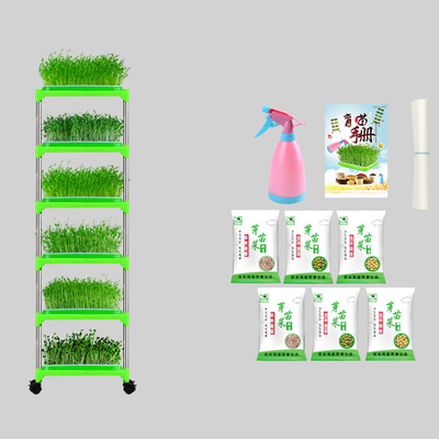 Plântula revestida Tray Stand Mung Bean Sprouting Tray Environment do PE amigável