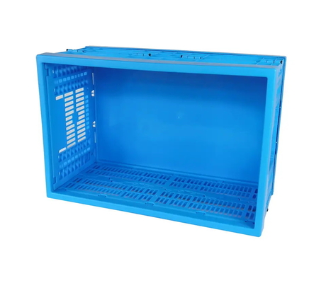 Cesta de dobramento plástica ventilada agrícola/umidade dobrável das caixas plásticas - prova